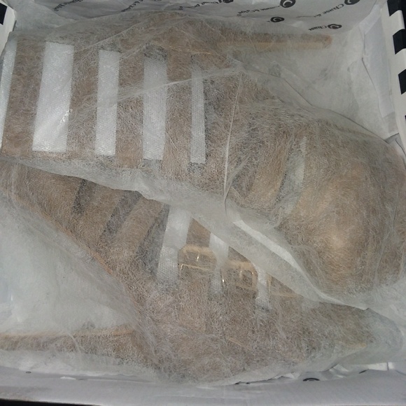 Nude Cage Buckle Platform Stilleto Booties - Picture 6 of 7